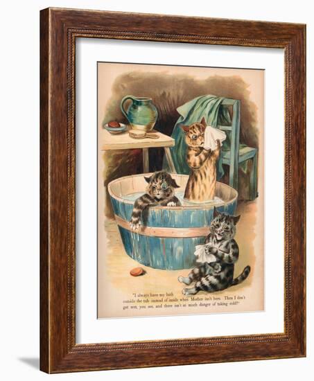 Louis Wain Cats-Louis Wain-Framed Giclee Print