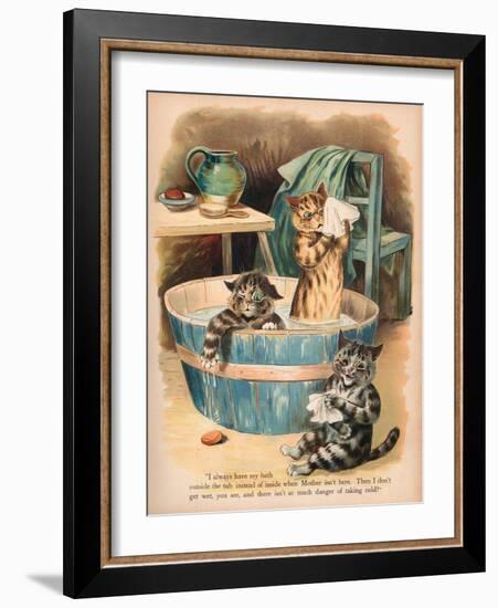 Louis Wain Cats-Louis Wain-Framed Giclee Print