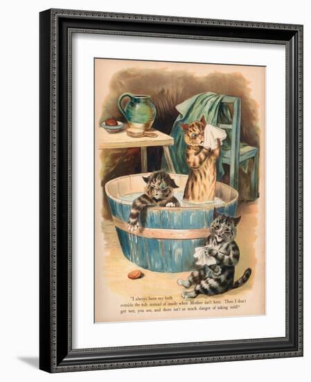 Louis Wain Cats-Louis Wain-Framed Giclee Print