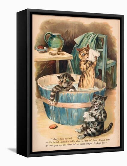 Louis Wain Cats-Louis Wain-Framed Premier Image Canvas