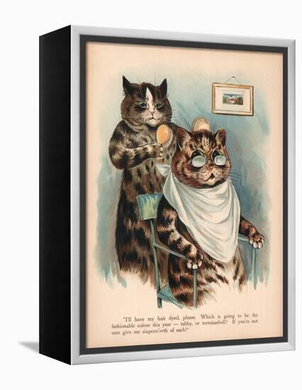 Louis Wain Cats-Louis Wain-Framed Premier Image Canvas