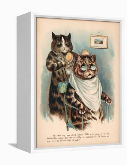 Louis Wain Cats-Louis Wain-Framed Premier Image Canvas