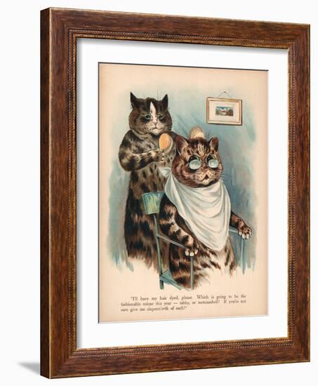 Louis Wain Cats-Louis Wain-Framed Giclee Print