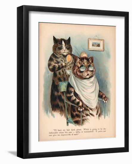 Louis Wain Cats-Louis Wain-Framed Giclee Print