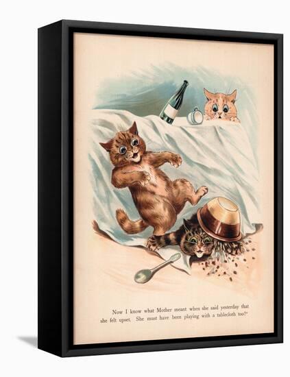 Louis Wain Cats-Louis Wain-Framed Premier Image Canvas