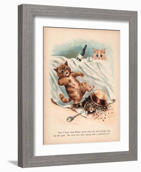 Louis Wain Cats-Louis Wain-Framed Giclee Print