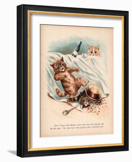 Louis Wain Cats-Louis Wain-Framed Giclee Print