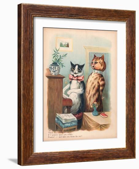 Louis Wain Cats-Louis Wain-Framed Giclee Print