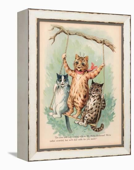 Louis Wain Cats-Louis Wain-Framed Premier Image Canvas