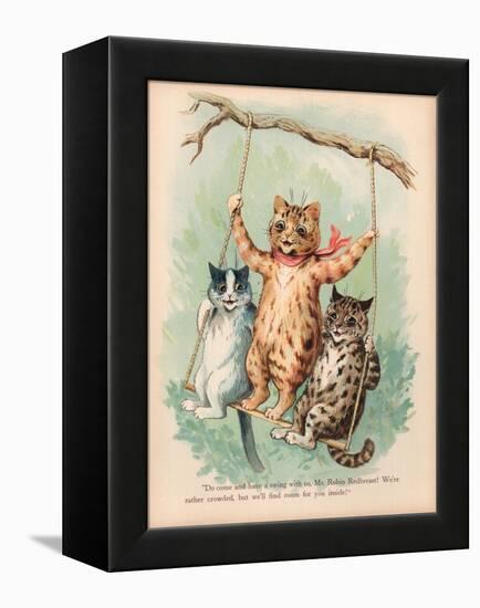 Louis Wain Cats-Louis Wain-Framed Premier Image Canvas