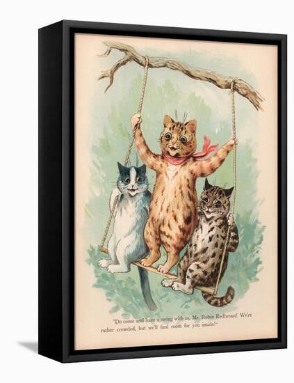 Louis Wain Cats-Louis Wain-Framed Premier Image Canvas