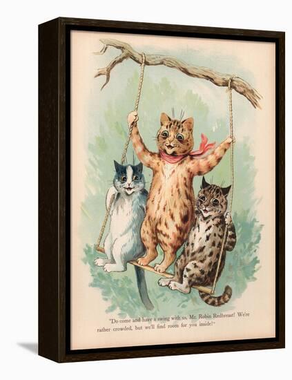 Louis Wain Cats-Louis Wain-Framed Premier Image Canvas