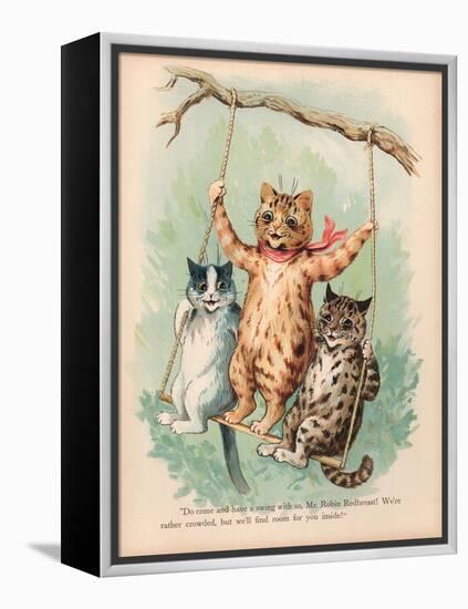 Louis Wain Cats-Louis Wain-Framed Premier Image Canvas