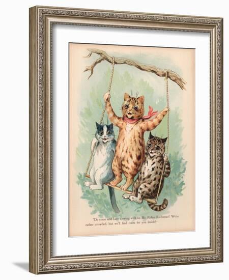 Louis Wain Cats-Louis Wain-Framed Giclee Print