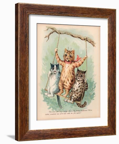 Louis Wain Cats-Louis Wain-Framed Giclee Print