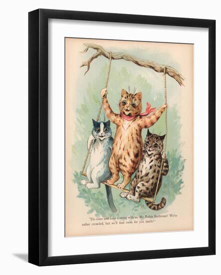 Louis Wain Cats-Louis Wain-Framed Giclee Print