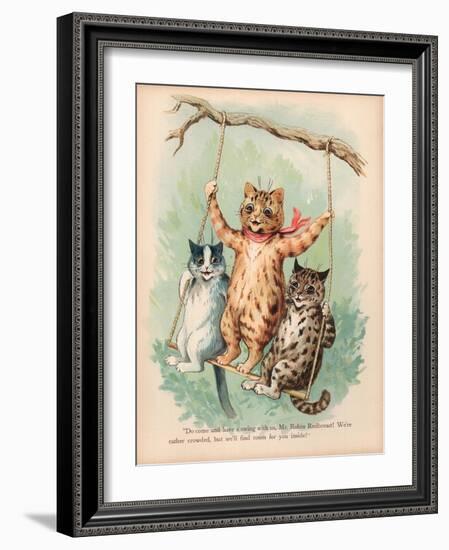 Louis Wain Cats-Louis Wain-Framed Giclee Print