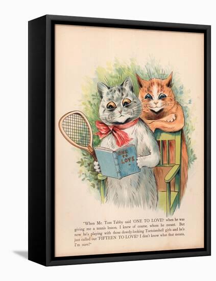 Louis Wain Cats-Louis Wain-Framed Premier Image Canvas