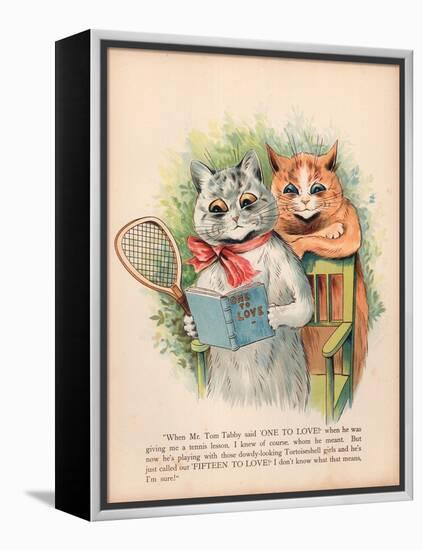 Louis Wain Cats-Louis Wain-Framed Premier Image Canvas