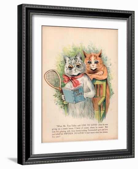 Louis Wain Cats-Louis Wain-Framed Giclee Print