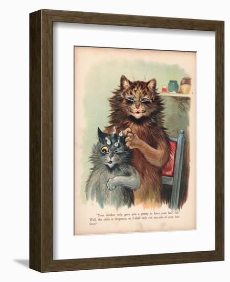 Louis Wain Cats-Louis Wain-Framed Giclee Print