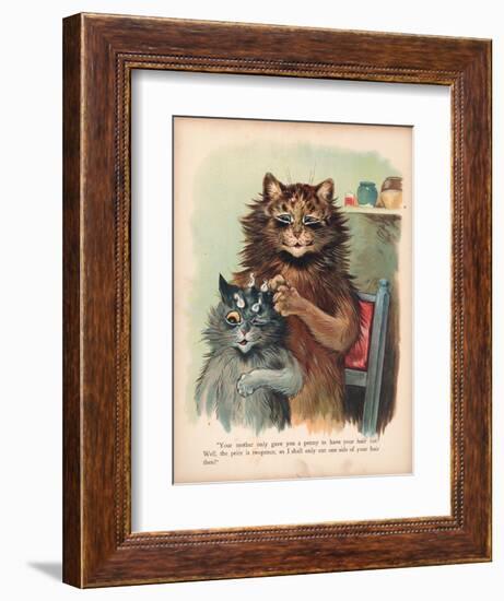 Louis Wain Cats-Louis Wain-Framed Giclee Print