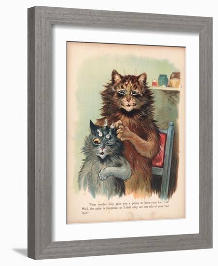 Louis Wain Cats-Louis Wain-Framed Giclee Print