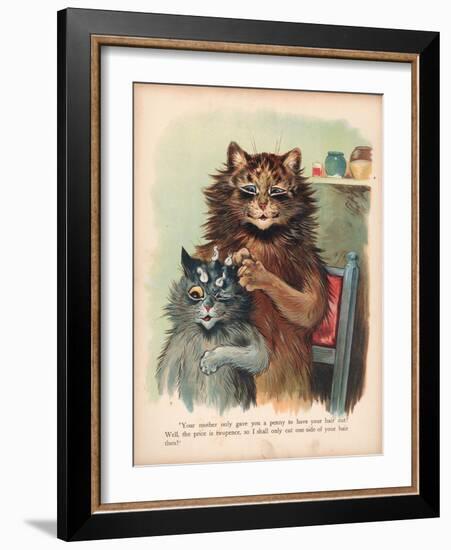 Louis Wain Cats-Louis Wain-Framed Giclee Print