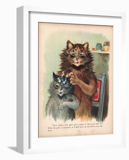 Louis Wain Cats-Louis Wain-Framed Giclee Print