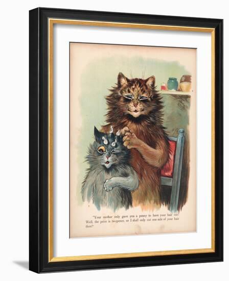 Louis Wain Cats-Louis Wain-Framed Giclee Print