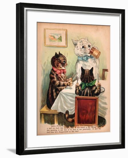 Louis Wain Cats-Louis Wain-Framed Giclee Print