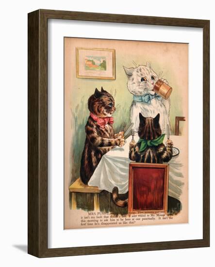 Louis Wain Cats-Louis Wain-Framed Giclee Print