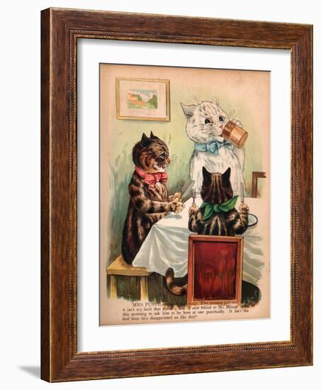 Louis Wain Cats-Louis Wain-Framed Giclee Print