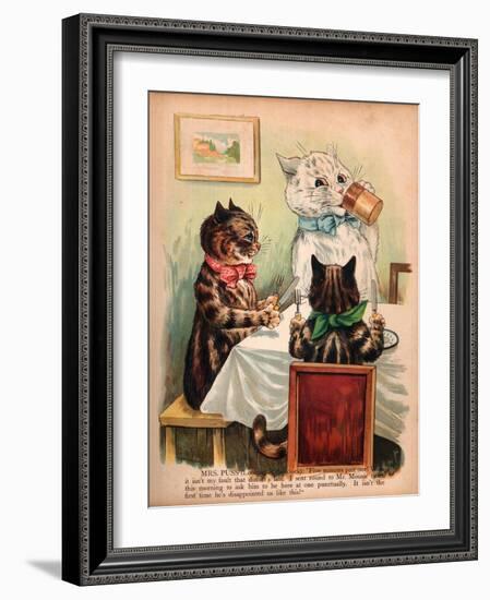 Louis Wain Cats-Louis Wain-Framed Giclee Print