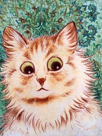 Kaleidoscope Cats II' Giclee Print - Louis Wain