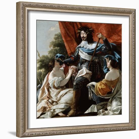 Louis XIII, 17th Century-Simon Vouet-Framed Giclee Print