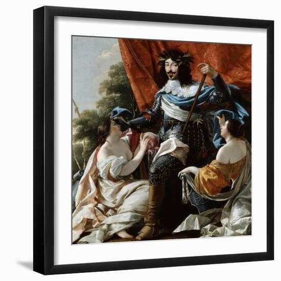 Louis XIII, 17th Century-Simon Vouet-Framed Giclee Print