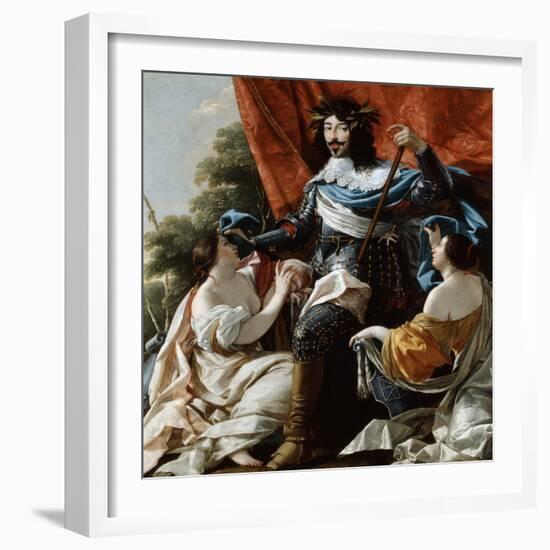 Louis XIII, 17th Century-Simon Vouet-Framed Giclee Print