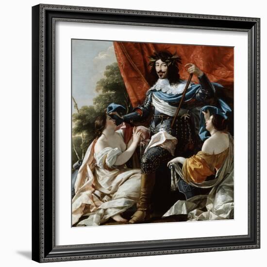 Louis XIII, 17th Century-Simon Vouet-Framed Giclee Print