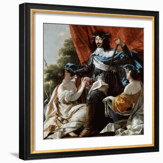 Louis XIII, 17th Century-Simon Vouet-Framed Giclee Print