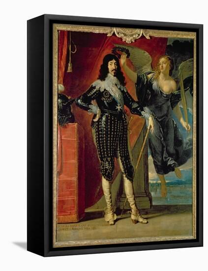 Louis XIII Crowned by Victory, 1635-Philippe De Champaigne-Framed Premier Image Canvas