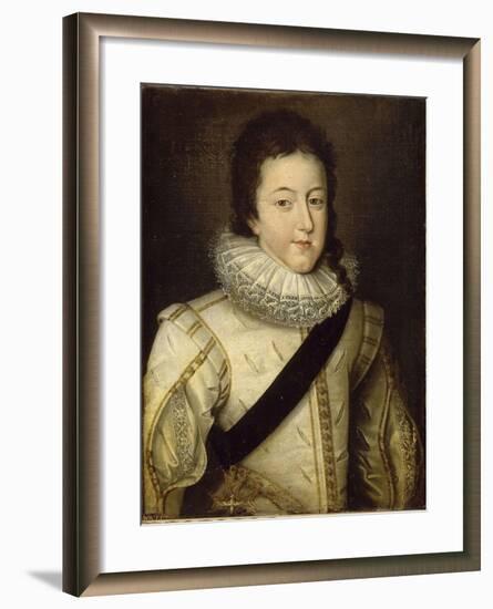 Louis XIII, King of France and Navarre (1601-164) as Dauphin-Frans Pourbus-Framed Giclee Print