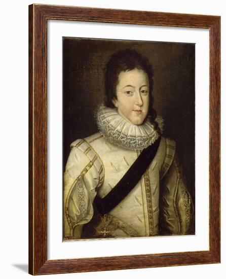 Louis XIII, King of France and Navarre (1601-164) as Dauphin-Frans Pourbus-Framed Giclee Print