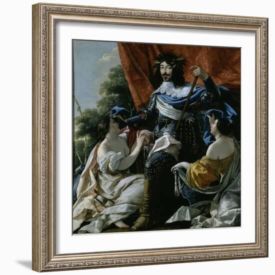 Louis XIII-Simon Vouet-Framed Giclee Print