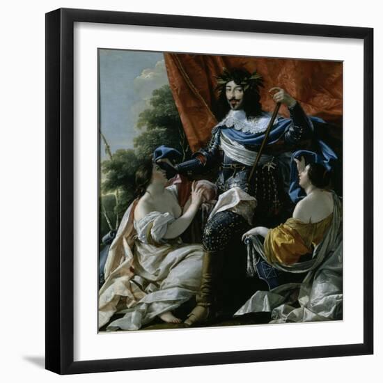 Louis XIII-Simon Vouet-Framed Giclee Print