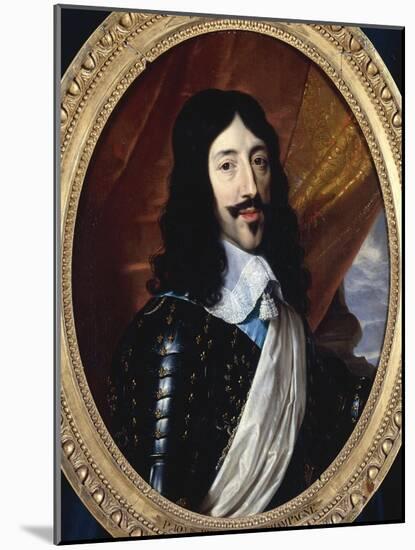 Louis XIII-Philippe De Champaigne-Mounted Giclee Print