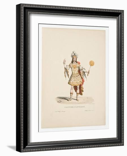 Louis XIV as Apollo in the Ballet Noces De Thétis Et Pélée in 1654-null-Framed Giclee Print