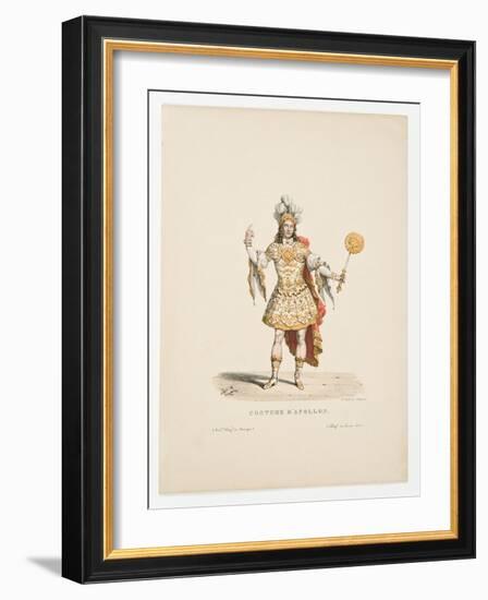 Louis XIV as Apollo in the Ballet Noces De Thétis Et Pélée in 1654-null-Framed Giclee Print