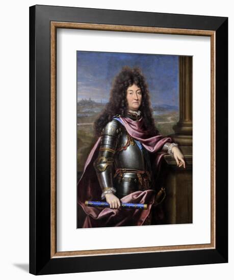 Louis XIV, King of France (1638-171)-Pierre Mignard-Framed Giclee Print