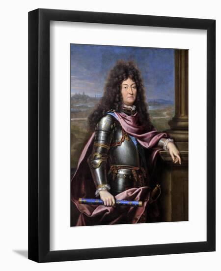 Louis XIV, King of France (1638-171)-Pierre Mignard-Framed Giclee Print